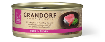 Консервы для кошек Грандорф филе тунца | Grandorf Tuna in Broth 70 грамм GDCW0707 фото